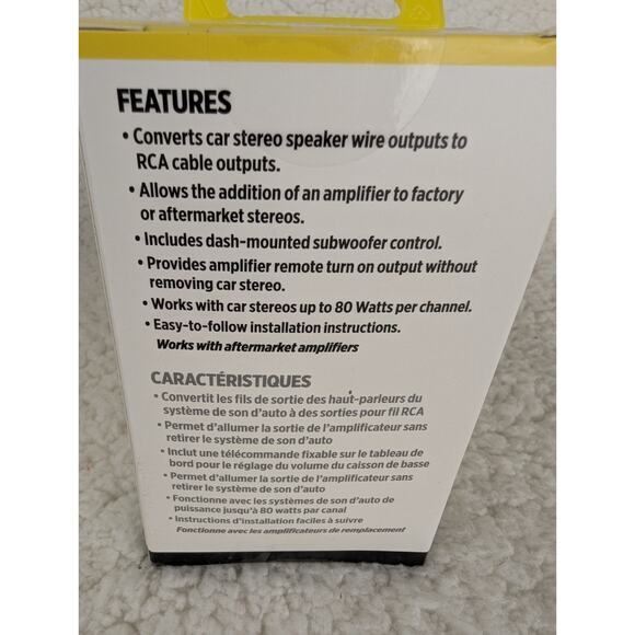 Scosche LOC2SL-WM1SD Car Stereo 2-Channel Audio Amplifier Add-On Adapter - Picture 3 of 5